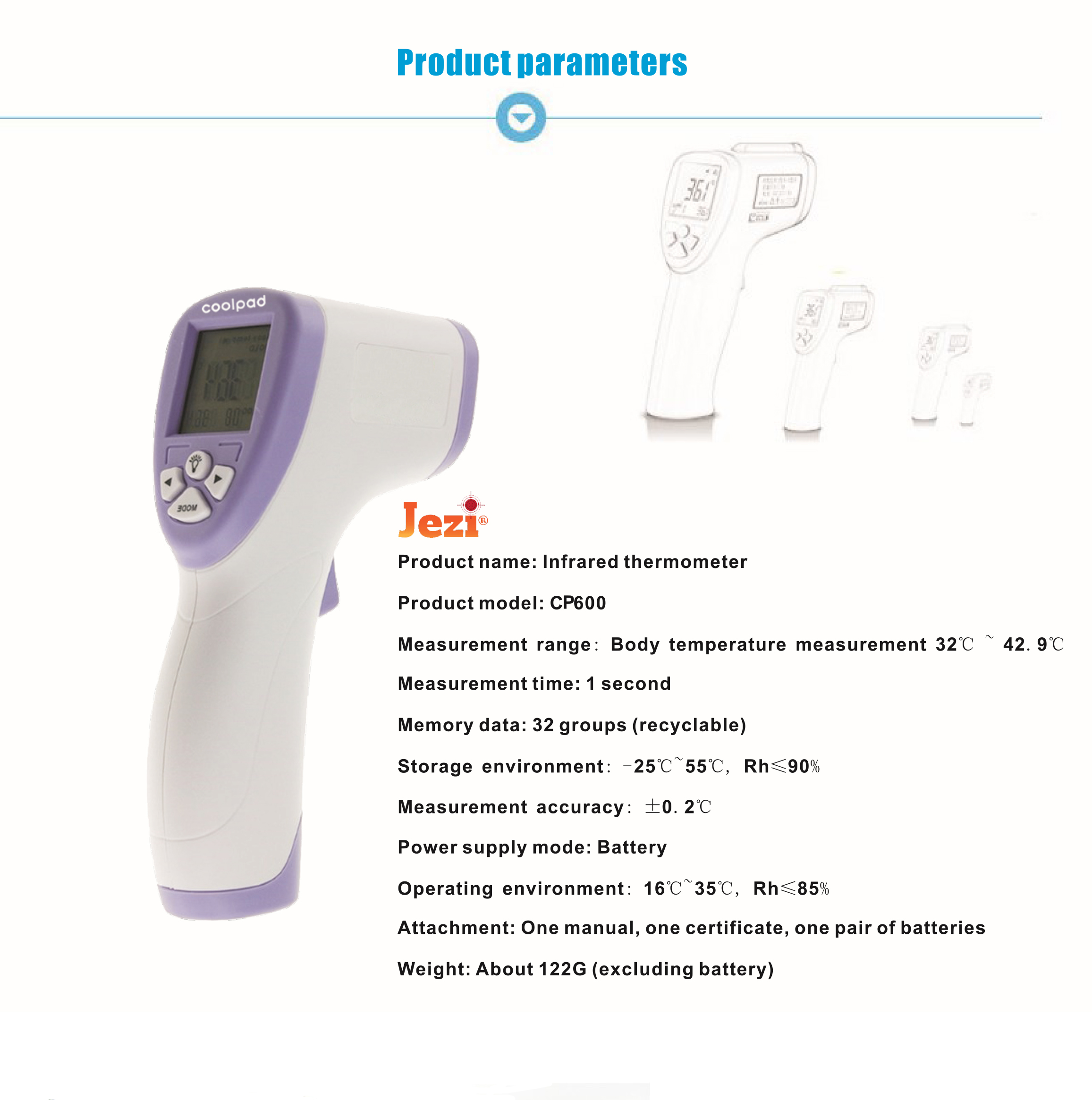 Coolpad NonContact Infrared Thermometer Eye Control Sdn Bhd